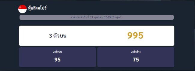 หวยหุ้นสิงคโปร์-heng99bet