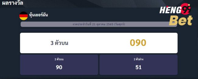 หวยหุ้นเยอรมัน-heng99bet