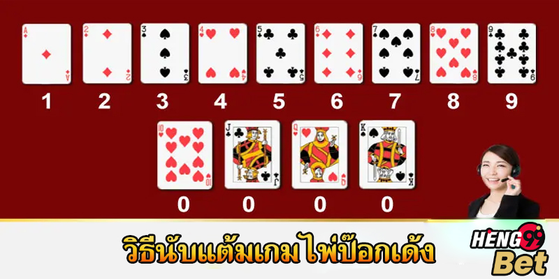 วิธีนับแต้มไพ่ป๊อกเด้ง