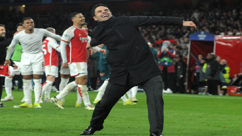 ปืนตีตั๋วรอบ 8 ทีม UCL-"The Gunners have a ticket to the round of 8 UCL teams."