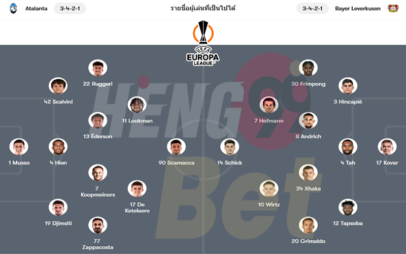 ผลบอลยูโรป้าลีกล่าสุด-"Latest Europa League results"